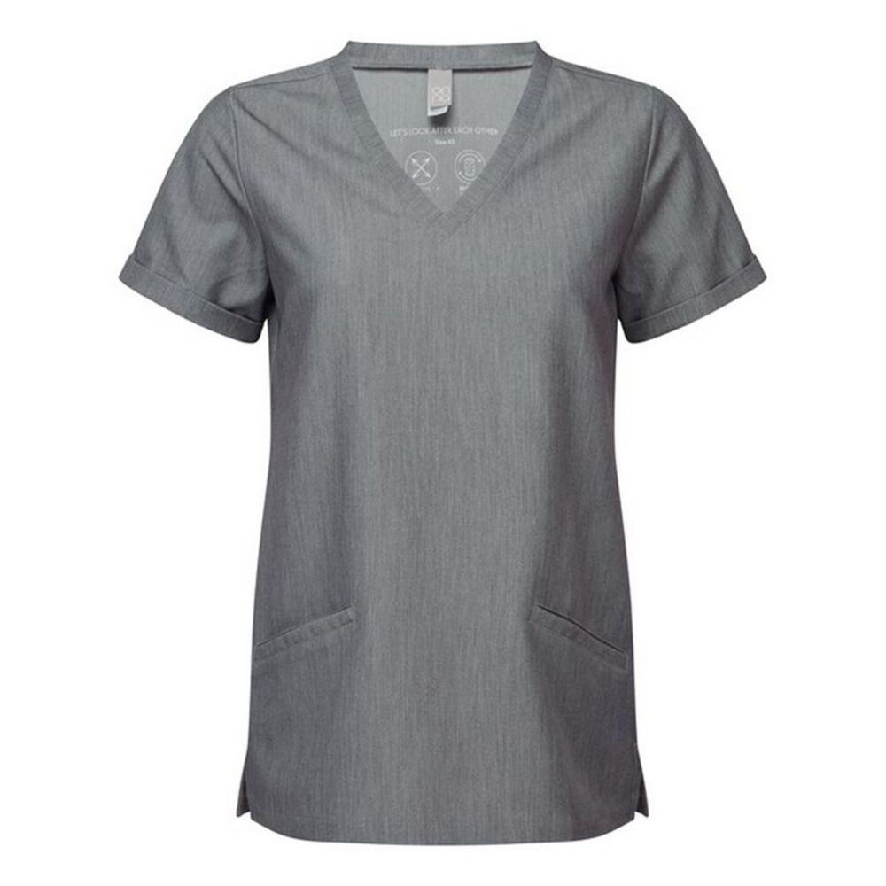 Onna Womens/Ladies Invincible Stretch Work Tunic / Dynamo Grey